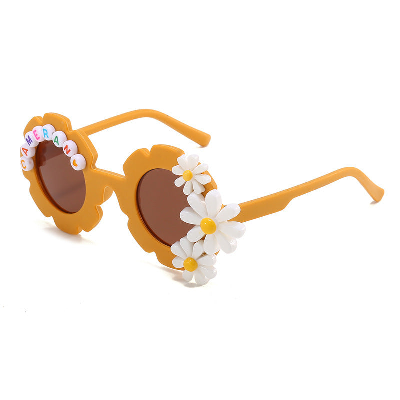 PC al por mayor 2023 Gafas de sol de New Flower Kids